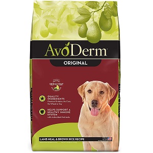 AvoDerm Natural Lamb Meal & Brown Rice Formula for Dogs AvoDerm Natural Lamb Meal & Brown Rice Formula