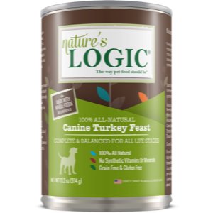 Nature's Logic Canine Turkey Feast All Life Stages Grain-Free Canned Dog Food