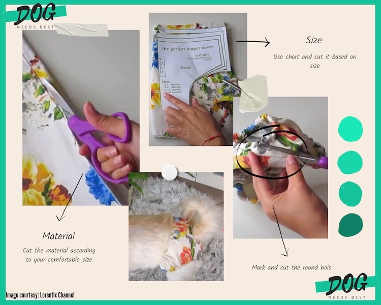 8 DIY Dog Diaper Ideas: How to Make a Dog Diaper? - DogNeedsBest