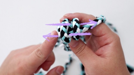 make dog rope flossy toy