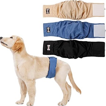 male dog diapers with belly bands