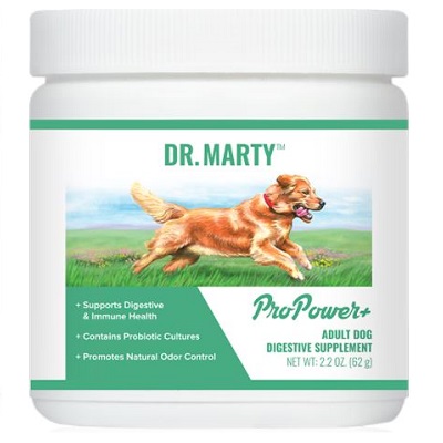 dr marty propower plus adult dog digestive supplement